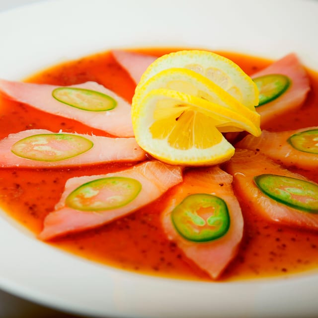 Yellowtail Carpaccio.