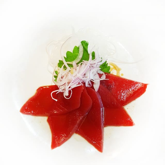 Tuna Carpaccio.