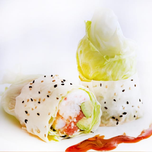 Sake Lettuce Wrap.