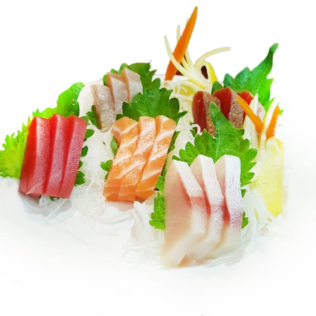 Sashimi platter.
